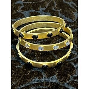 CRAFT 3 piece Gold Metal Bangle Set